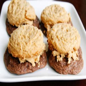 Peanut Butter Overload Chocolate Stacked Cookies_image