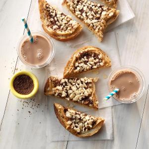 Peanut Butter, Krispies and Chocolate Sandwich_image