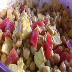 Curried Chickpeas and Tofu image