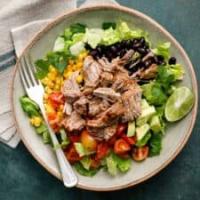 Carnitas Taco Salad with Honey Lime Vinaigrette_image