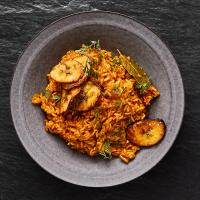 Jollof Rice with Fried Plantains Recipe_image