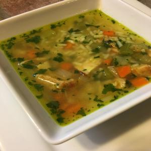 Almost Instant Chicken and Rice Soup_image