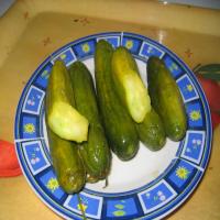 Garlic & Dill Pickled Cucumbers (Gherkins) image