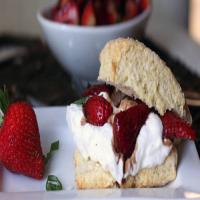 Strawberry-Basil-Lemon Shortcakes image