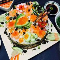 Homemade sushi cake_image