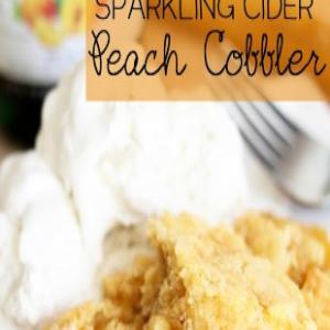 Sparkling Cider Peach Cobbler_image