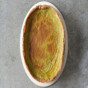 Pureed Peas and Mint Quiche_image