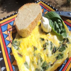 Swiss Chard and Salmon Frittata_image