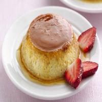 Lactose-Free Strawberry Flans_image