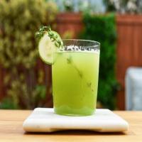 Cucumber-Thyme Gin and Tonic_image