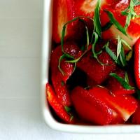Strawberry Salad With Orange Blossom Water_image