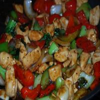 Chinese Chicken with Black Pepper Sauce_image