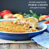 Dump-and-Bake Boneless Pork Chops with Apples and Stuffing_image