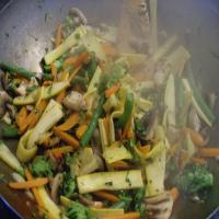 Crisp Noodle and Vegetable Stir-Fry image