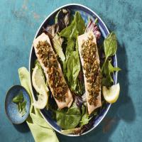 Parsley and Walnut-Crusted Salmon image