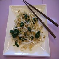 Bean Sprout and Spinach Salad image
