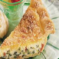 Dotted Swiss and Spinach Quiche_image