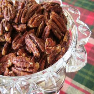 Sweet and Spicy Candied Pecans - With a Kick image