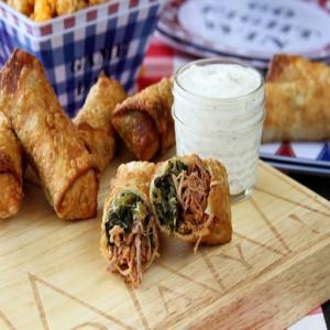 Pulled Pork and Collard Green Egg Rolls Recipe - (3.9/5)_image