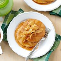 Gingerbread Pancakes with Apple Topping image