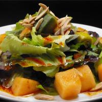 Avocado and Cantaloupe Salad with Creamy French Dressing image
