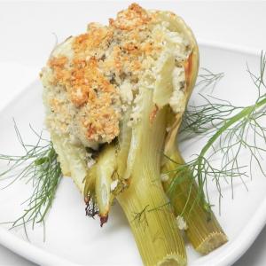 Baked Fennel with Gorgonzola Cheese_image