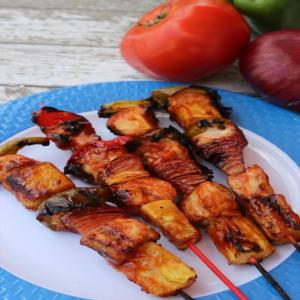 Grilled Chicken Pineapple Kabobs image