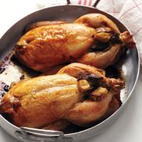 Cornish Hens with Bagel Stuffing_image