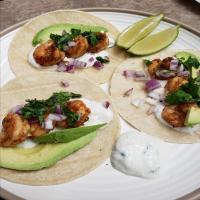 Shrimp Tacos with Cilantro-Lime Crema image