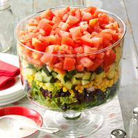 Layered Garden Bean Salad image