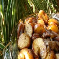 Balsamic Roasted Onions and Potatoes image