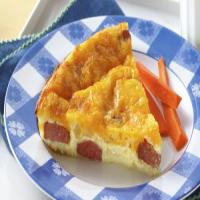 Impossibly Easy Hot Dog and Cheese Pie image