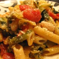 Penne Pasta with Cannellini Beans and Escarole image