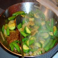 Quick Sauteed Curry Style Vegetables_image