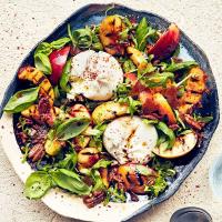 Grilled nectarine & burrata salad_image