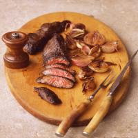 Hanger Steak with Shallots image