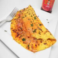 Chili Crisp Ham and Cheese Omelet image