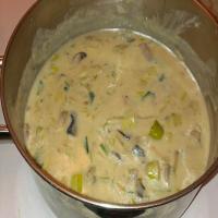 Cream of Mushroom and Leek Soup_image