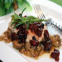 Cider Braised Chicken With Berry Sauce_image