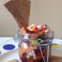 Rainbow Fruit Salsa with Whole Wheat Cinnamon Chips_image