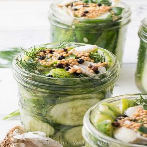 The Best Ever Refrigerator Dill Pickles | Pinch me, I'm eating!_image