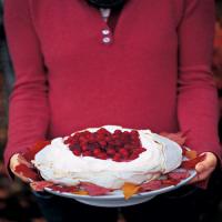 Cranberry and Vanilla Pavlova image