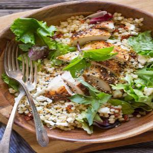 Israeli Couscous Salad With Honey Lemon Vinaigrette - Lovely Little Kitchen_image