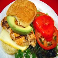 Chicken Breast With Roasted Red Pepper Sandwich_image