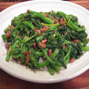 Broccoli Rabe With Garlic and Pancetta image