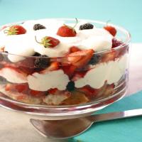 Strawberry-Blackberry Summer Trifle image