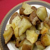 Microwave Garlic Butter Potatoes image
