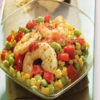 Edamame Succotash with Shrimp Recipe - (4.6/5) image