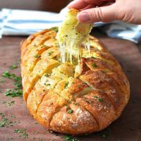 Cheese & Garlic Crack Bread Recipe - (4.3/5) image