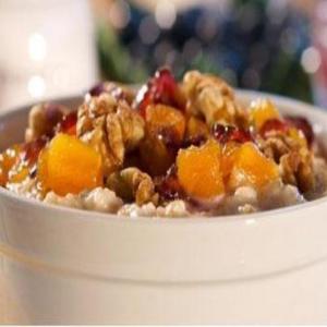Apricot Cranberry Oatmeal with Walnuts_image
